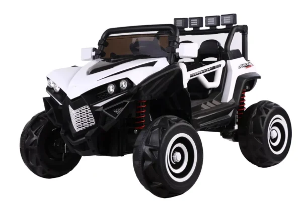 White 4X4 ATV/UTV kids buggy jeep electric car with remote BRAND NEW BOXED - Image 2
