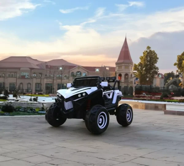 White 4X4 ATV/UTV kids buggy jeep electric car with remote BRAND NEW BOXED