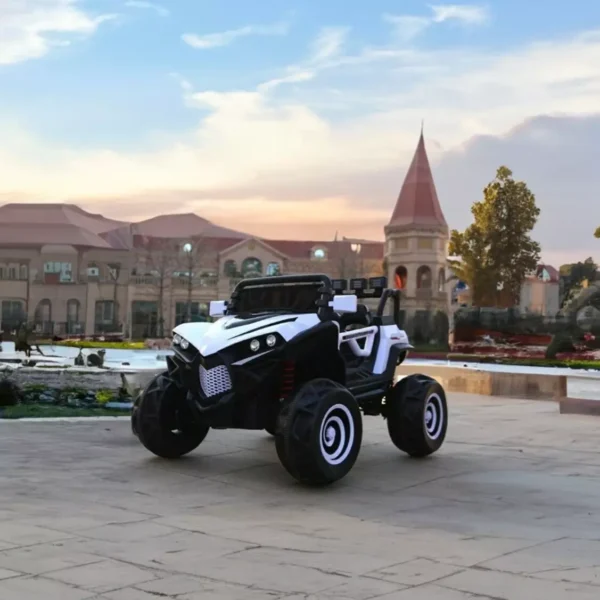 White 4X4 ATV/UTV kids buggy jeep electric car with remote BRAND NEW BOXED