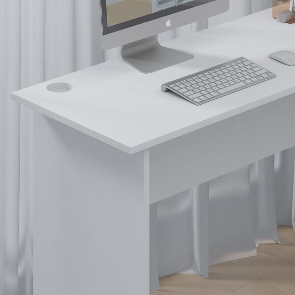 White Corner Computer Desk - Perfect for Home Office - Image 3
