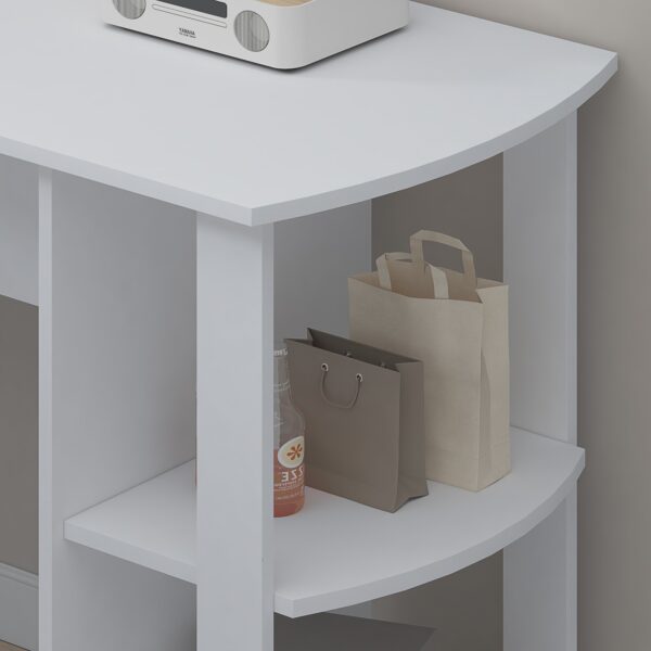 White Corner Computer Desk - Perfect for Home Office - Image 5