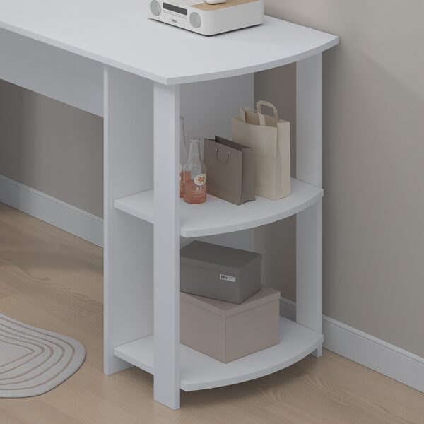 White Corner Computer Desk - Perfect for Home Office - Image 6