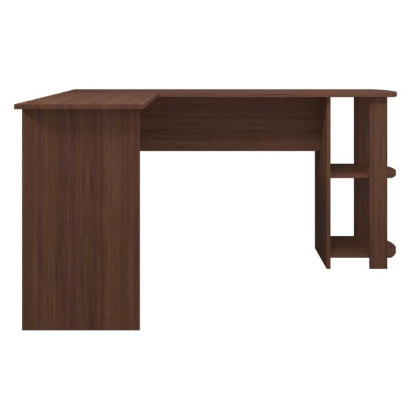 Walnut Corner Computer Desk - Perfect for Home Office - Image 8